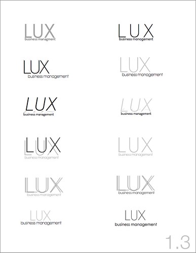 Lux Business Management: Logo