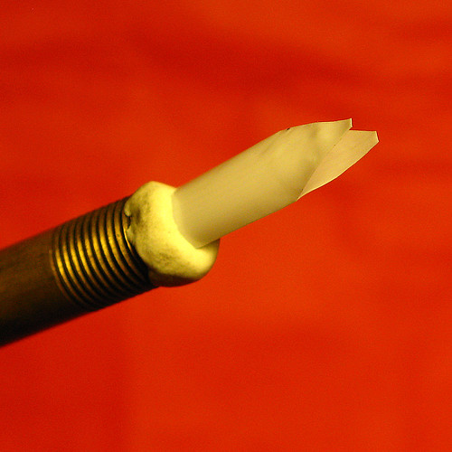 the brass toadophone (mouthpiece detail)