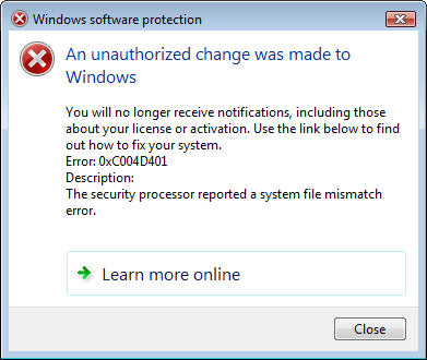 Windows Software Protection
