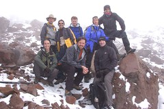 Group photo at 17,130 ft. on Chimborazo