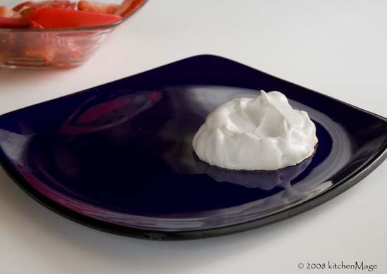 meringue for mini-pavlova