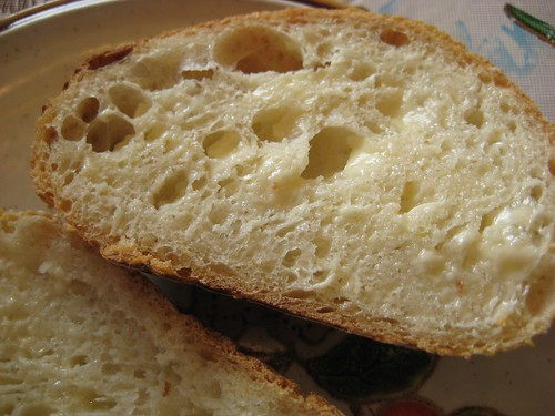 first loaf, a nice big slice