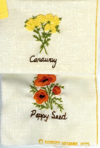 Embroidered Flowers/Spices