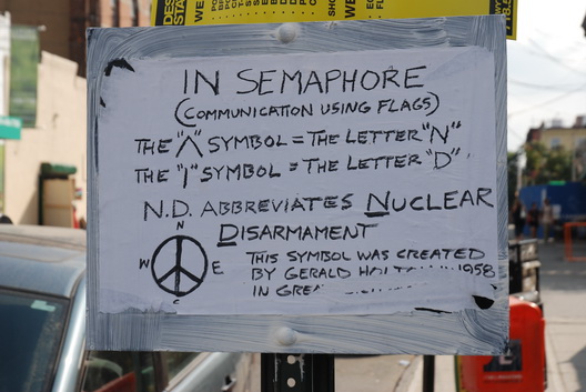Disarmament Sign
