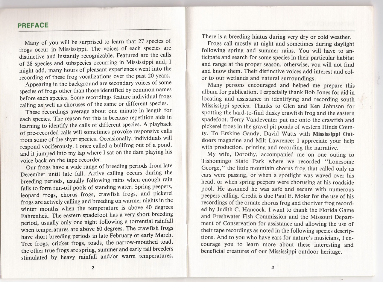 Pages 2-3; Preface.