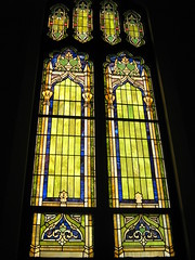 stained glass windows at the Union Project