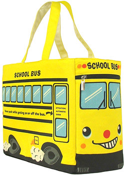 Sample design school bag from cotton fabric