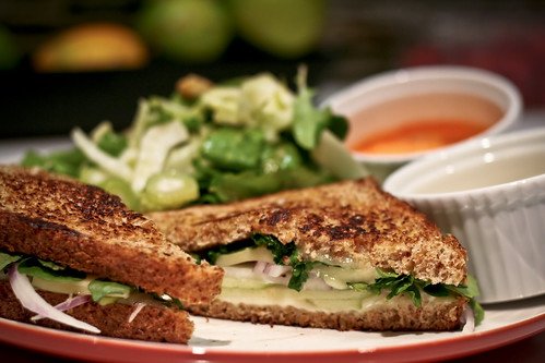 grown-up grilled cheese