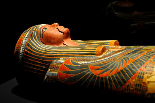 Mummy of Pe-de-ese in cartonnage cover