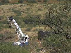 border wall construction at Sasabe (Arizona/Sonora)