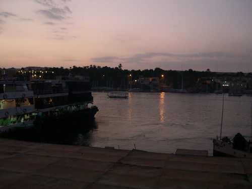Sunset over the Nile ©  upyernoz