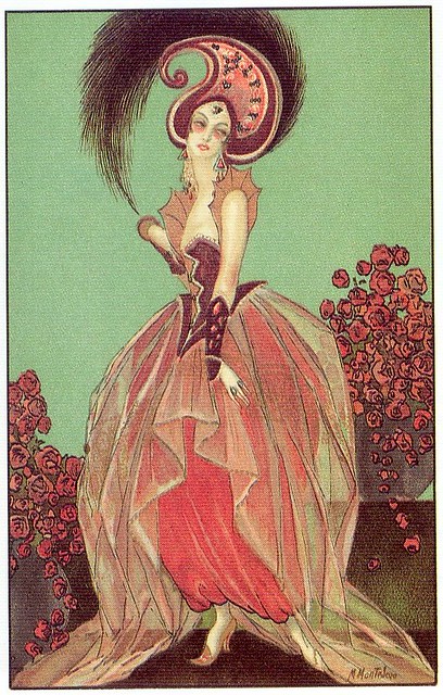 M. Montedoro, Art Deco postcard 3, 1920s