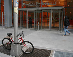 Bicycle parking at the New York Times