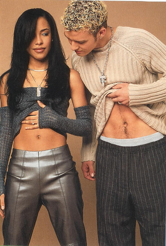 Aaliyah and Justin Timberlake