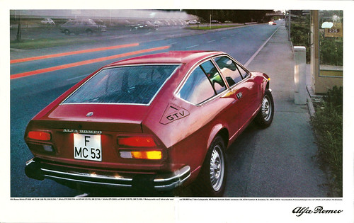 Reklame Alfa Romeo GTV 2000 1977 by jenslilienthal