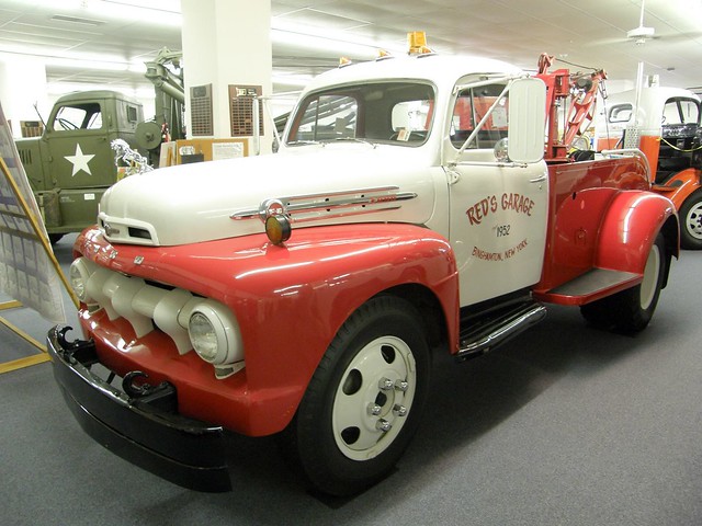 classic cars museum trucks racers oldcars automobiles junkers oldtrucks showcars 1952f6fordwreckerownedbycschmidtsonroslynny antiquewreckers
