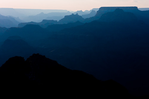 Desert View backlight, Grand Canyon