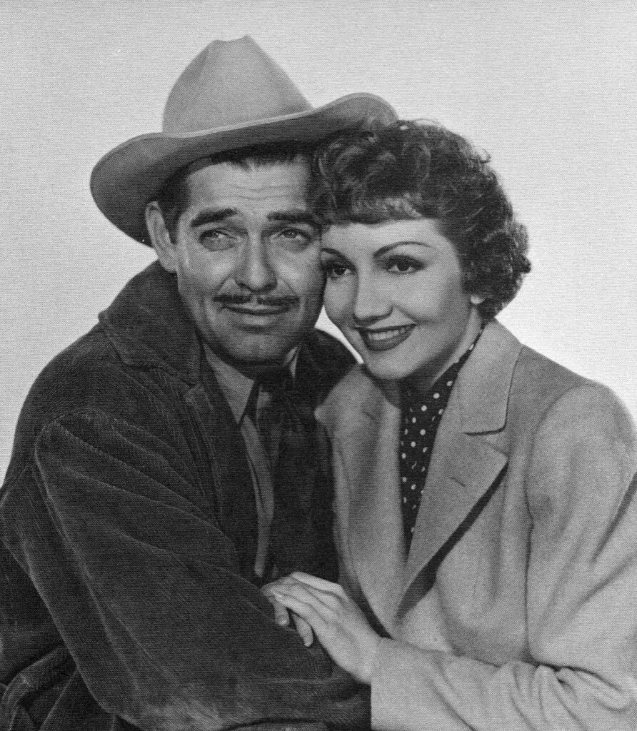 Clark Gable and Claudette Colbert