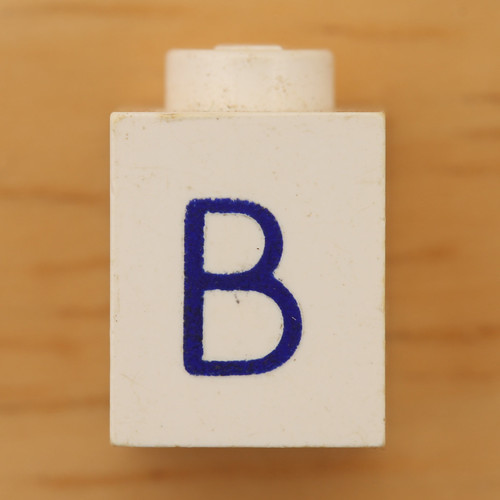 letter b. Vintage LEGO Letter B