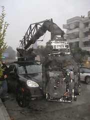 Camera Truck filming commercial