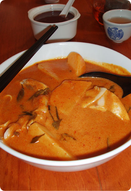 Chicken Curry La Mian