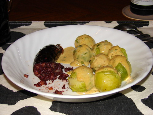 Brussles Sprouts & Blutwurst