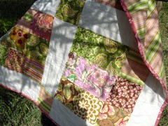 summer small quilt partial shade