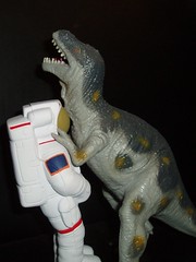 Dinosaur and Astronaut