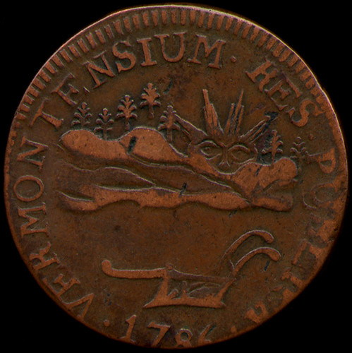 Vermont copper coin 1786