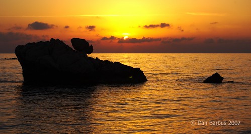Sunset at Aphrodyte's Rocks