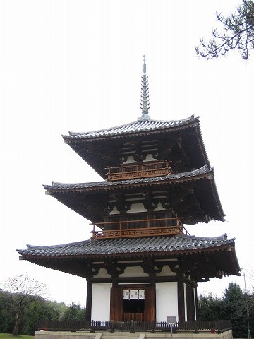 法起寺-三重塔