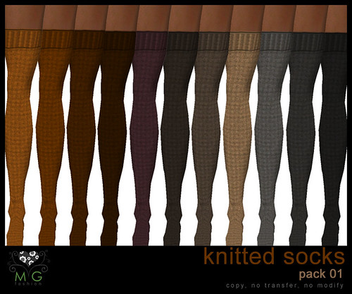 [MG fashion] Knitted socks (pack01)