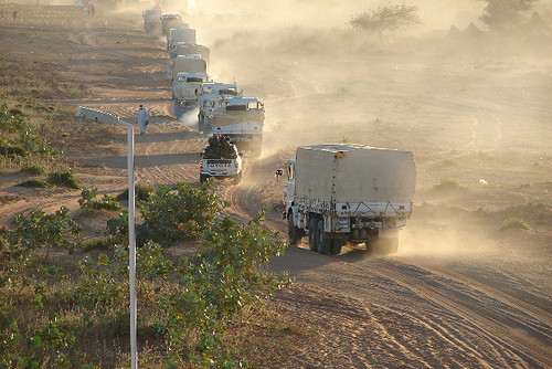 WFP Food convoy in Darfur