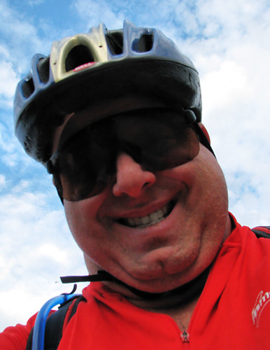 fat guy on bike pic. The fat guy in lycra rides