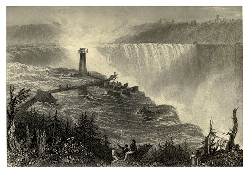 007-Catarata de la Herradura en el Niagara 1840