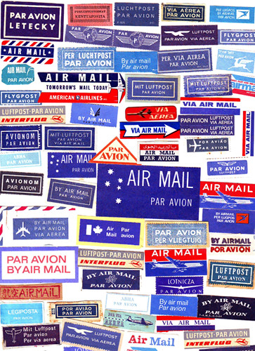 Air Mail Labels
