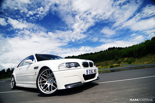 BMW M3 CSL This amazing white E46 M3 CSL was subject in one of my 
