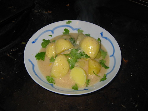 Potatoes in a Lemon Peanut Broth