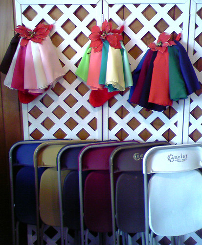 Chairs & Linen: A Rainbow of Colors