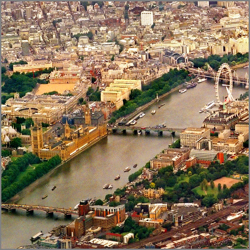 Aerial map, London - 5-4 por Katarina 2353.