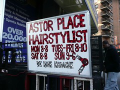 Astor Place Hairstylist by angela n., , on Flickr