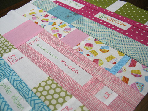 sew buzzy for patchwork queen (vicky) detail