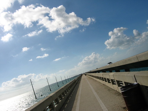 Another long bridge in the Keys, Florida, USA