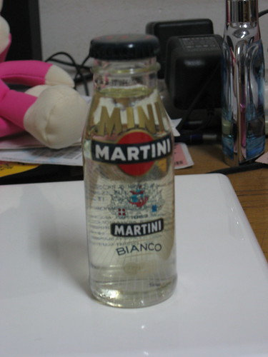 Mini Martini Bianco - the full bottle