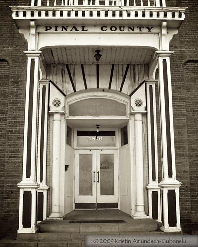 Courthouse door