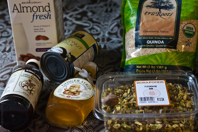 Quinoa Pudding Ingredients