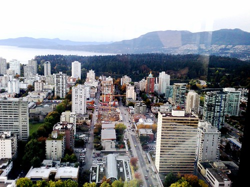 north end of robson & the west end