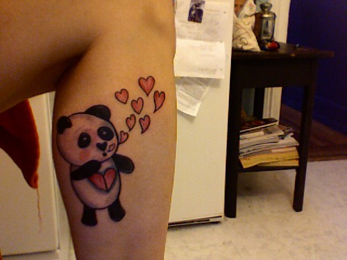 panda bear tattoos. Panda Blues as A TATTOO