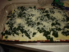 Spinach layer.