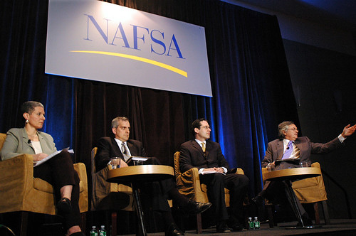 Advisers to presidential candidates at NAFSA 2008 Conference
